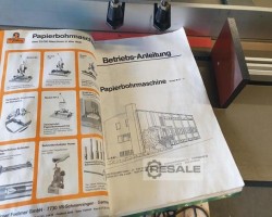 Maschine: FOELLMER MODEL IR 12/2 Papierbohrmaschinen