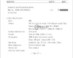 Maschine: FONG KEE Double head 125mm screw Extrusionslinien