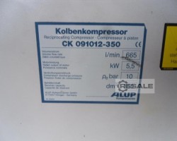 Maschine: ALUP CK091012 Kolbenkompressor
