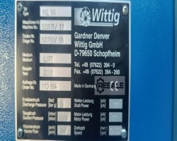 Maschine: WITTIG ROL 65 - 357 m3/h Kolbenkompressor