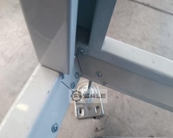 Maschine: KMS 548 x 129 x 200cm hoch Hochqualitative Maschineneinhausung,