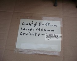 Maschine:   Drahtrichtmaschinen Drahtrichtwerk