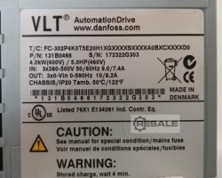 Maschine: DANFOSS VLT FC-302P4K0T5E20H1XG… Frequenzumrichter, 4 KW