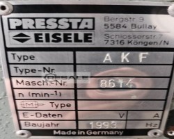Maschine: PRESSTA EISELE AKF Ausklinkfräsen