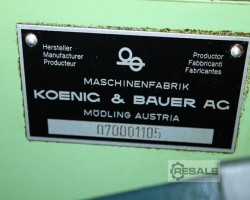 Maschine: KöNIG+BAUER Multimat M130 Spitzenlosschleifmaschinen