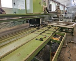 Maschine: URBAN AKS 6110 + SV 494 Schweiß- und Eckenreinigungslinie