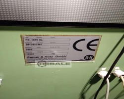 Maschine: GEIBEL + HOTZ FS 1570 SL Flach- und Profilschleifmaschinen, waagerechte Schleifspindel