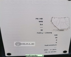 Maschine: FORMOPLAST AHL- ASL-Tank P427 PEHD-Tank 30.000L Kunststofftank doppelwandig