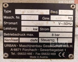 Maschine: URBAN AP 5000 F Fahrständerfräsmaschinen