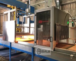 Maschine: BM SPUR Beschichtungsanlage für Betonplatten und Pflaster