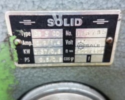 Maschine: SOLID DS 3 CD Werkzeugschleifmaschinen