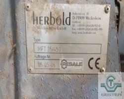 Maschine: HERBOLD HV-30 Agglomeratoren