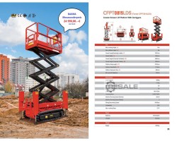 Maschine: CFMG CFPT0710LDS Gelände- Raupenarbeitsbühne MESSESONDERPREIS