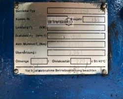 Maschine: COPERION WERNER+PFLEIDERE ZSK 58 W 96 E Doppelschneckenextruder
