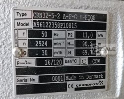 Maschine: GRUNDFOS CRN32-5-2 A-F-G-E-HQQE Vertikale Kreiselpumpe
