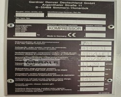Maschine: COMPAIR D75HRS-10A Ölfreier Schraubenkompressor