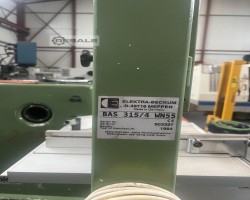 Maschine: ELEKTRA BECKUM BAS 315/4 Vertikalbandsägen