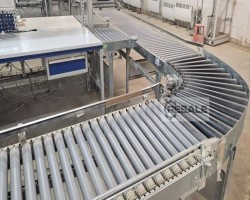 Maschine: SOCO SYSTEM  Packplatzsystem Packtisch Rollenbahn