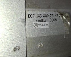 Maschine: FESTO EGC-185-800-TB-KF-0H-CK,556817 Linearschlitten, Zahnriemenachse, Hub 800,