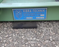 Maschine: VIBRA TECHNIK FUF, Siebschurre ohne Antrieb für Sandstrahlanlagen,