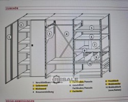 Maschine: ELVEDI RX 25 Fachbodenregale