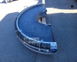 Maschine: TRANSNORM TS 1500 -100 Grad Gurtkurvenförderer