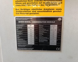 Maschine: MDE MBK 2876 LN Blockheizkraftwerke (BHKW)