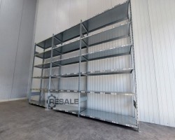 Maschine: SCHäFER R3000 KISTENREGAL Regallänge: 4,92 lfm. Fachbodenregale