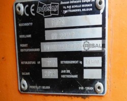 Maschine: DOOSAN EX CA DX 225 LC Kettenbagger