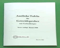 Maschine: SCHOPPER 1/4 Liter DRP 1938 Getreideprober
