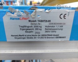 Maschine: HANSE LIFTER TASHT 2T - 0,5 Hydr. Scherenhubtisch
