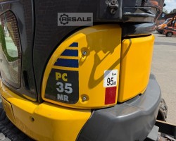 Maschine: KOMATSU PC 35 MR-3 Minibagger