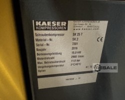 Maschine: KAESER SK 25 T Schraubenkompressoren, Kaeser, 10 Bar,