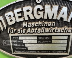 Maschine: BERGMANN PS 8100E Papierpressen