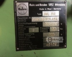 Maschine: MUBEA (MURR +BENDER) BFL 350 Profilmaterial-Ausklink- und Lochstanzmaschinen
