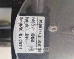 Maschine: PAGO 15E-i 308114 Etikettiermaschinen vollautomatisch