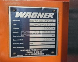 Maschine: WAGNER FöRDERTECHNIK WAGNER UGH-Z1-Q 1000 Fahrerloses Transportfahrzeug FTF / AGV mit Laser