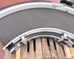 Maschine: VANDERLANDE Gurtbandförderer, Kurve 90 Gr. Kurvengurtförderer 90 Grad mit Antrieb