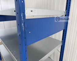 Maschine: META CLIP Abm.: 2.490x640 mm Fachbodenregale Lagerregale Regal Regale