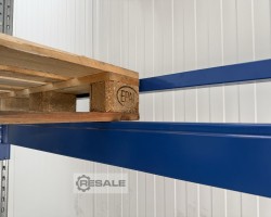 Maschine: PROFILABM.: 50X40X2,00MM für Feldbreite: 2.700 mm Durchschubsicherung für Palettenregale Lagerregal