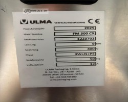 Maschine: ULMA FM 300 CX Schlauchbeutelmaschinen
