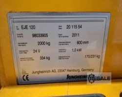 Maschine: JUNGHEINRICH EJE 120 