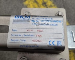 Maschine: GKM SIEBTECHNIK KTS-V 600/1 Vibrations-Taumelsiebmaschine