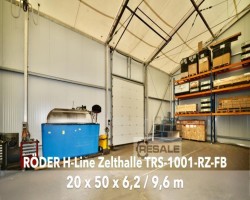 Maschine: RÖDER H-Line Leichtbauhalle 20x50x6.2/9.6m Zelthalle