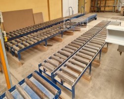 Maschine: DIVERSE u Schwerlast-Rollenbahnanlage Türelemente-Fertigung