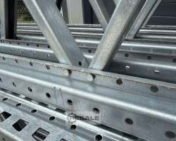 Maschine: META (THYSSEN)  Multipal S 2.500x1.100 mm /SR120|20 Palettenregalständer Regalständer Ständer Regal