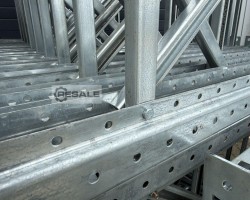 Maschine: META (THYSSEN)  Multipal S 2.000x1.100 mm /SR85|20 Palettenregalständer Regalständer Ständer Regal