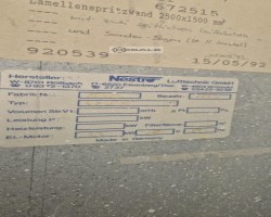 Maschine: NESTRO NFW2515 Farbnebelabsaugungen