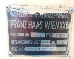 Maschine: HAAS EWB Waffelanlagen