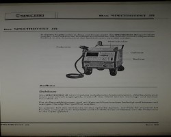 Maschine: SPECTRO ANALYTICAL INSTRU SPECTROTEST TJF7C01C Werkstoffprüfgerät Materialbestimmung